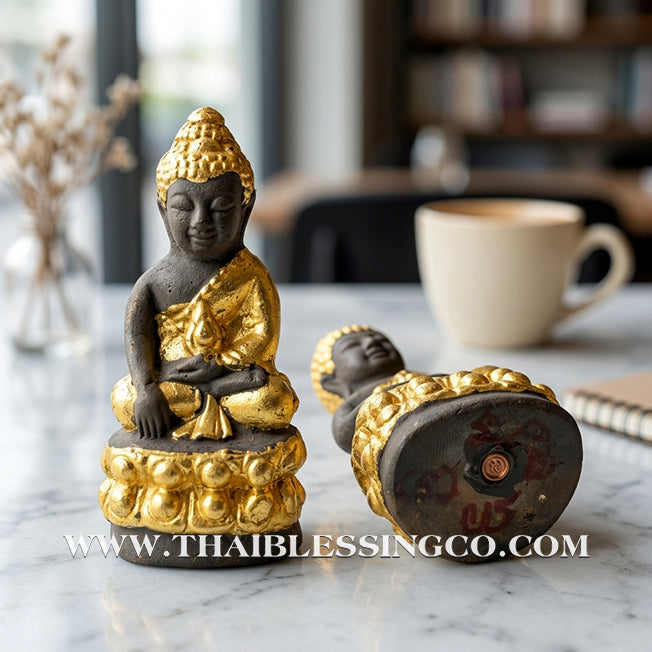 ✨🔥 Phra Kring (The Medicine Buddha) – Sacred Earth & Putthakun Powder Edition – Luang Phor Phrom, Wat Ban Suan – The Divine Engine for Holistic Prosperity, Business Domination, and Unstoppable Life Elevation!