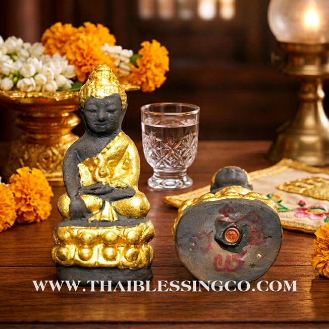 ✨🔥 Phra Kring (The Medicine Buddha) – Sacred Earth & Putthakun Powder Edition – Luang Phor Phrom, Wat Ban Suan – The Divine Engine for Holistic Prosperity, Business Domination, and Unstoppable Life Elevation!