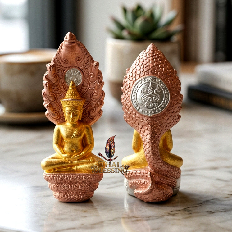 🐍 Phra Nakprok: The Sovereign Guardian – Luang Pu Solot, Wat Khok U Thong (2562) – The Supreme Alchemical Engine for Sheltered Prosperity & Unshakable Wealth