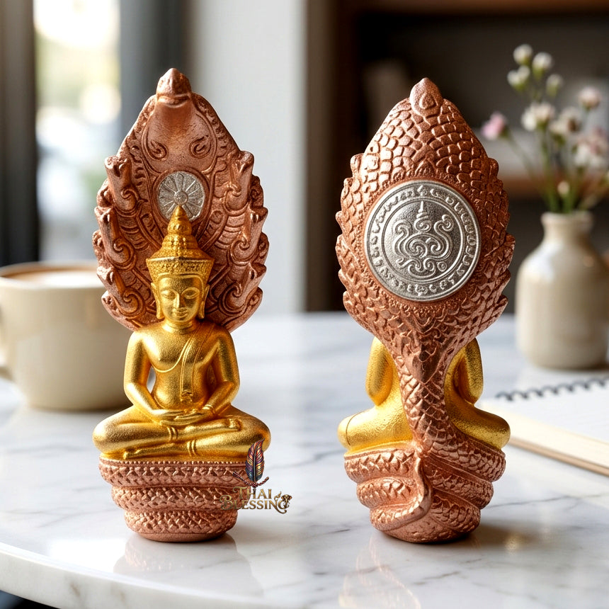 🐍 Phra Nakprok: The Sovereign Guardian – Luang Pu Solot, Wat Khok U Thong (2562) – The Supreme Alchemical Engine for Sheltered Prosperity & Unshakable Wealth