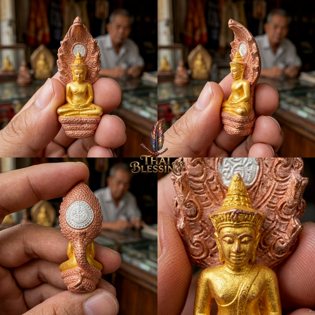 🐍 Phra Nakprok: The Sovereign Guardian – Luang Pu Solot, Wat Khok U Thong (2562) – The Supreme Alchemical Engine for Sheltered Prosperity & Unshakable Wealth