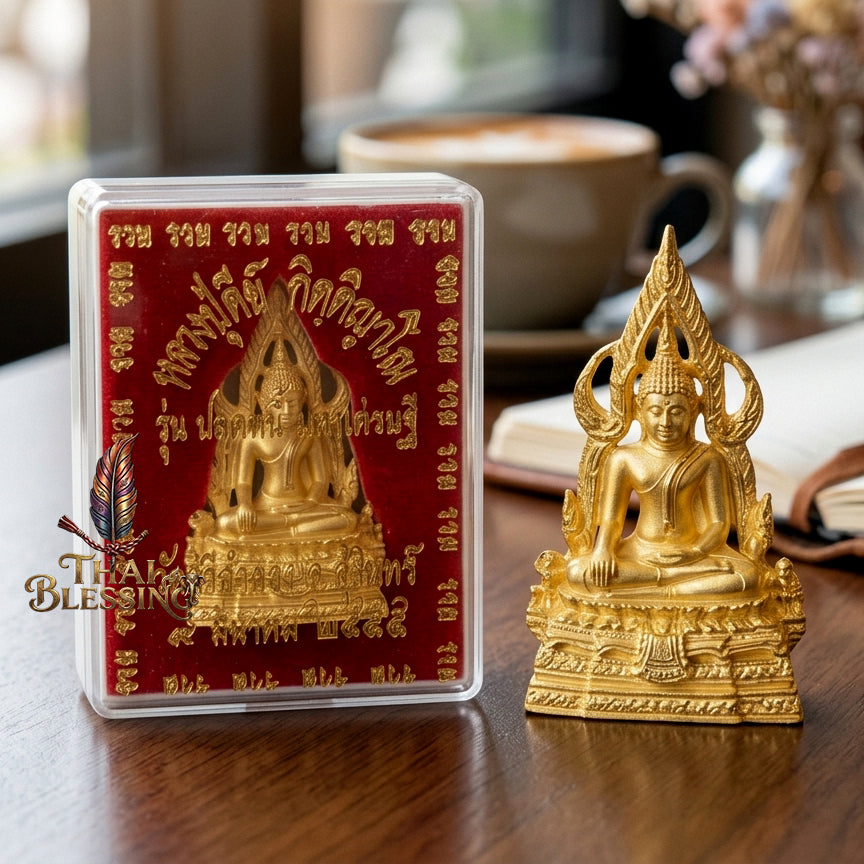 🔱 Phra Phuttha Chinnarat – The Sovereign King of Victory & Debt Relief – "Plod Nee Maha Setthi" Edition – Luang Pu Key, Wat Sri Lamyong (2555) – The Ultimate Engine for Financial Freedom, Majestic Influence, and Unstoppable Success!