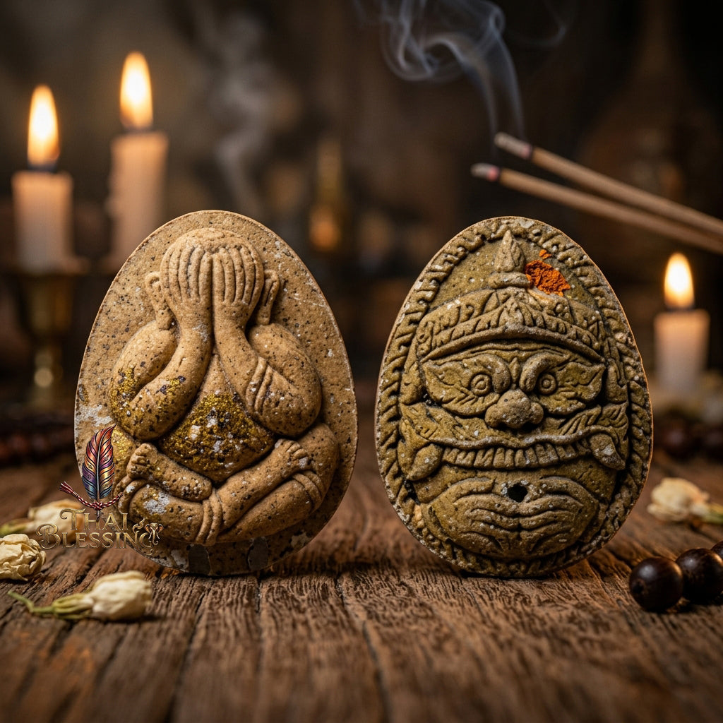 🔱 Phra Pidta Back Rahu – The Sovereign Architect of Double Fortune – "Song Nam 57" Edition – Luang Pu Key, Wat Sri Lamyong (2557) – The Ultimate Engine for Financial Dominance, Karmic Shielding, and Supreme Influence!