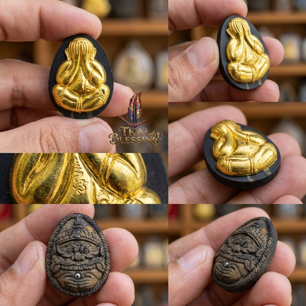 🔱 Phra Pidta Back Rahu – The Sovereign Architect of Double Fortune – "Song Nam 57" Edition – Luang Pu Key, Wat Sri Lamyong (2557) – The Ultimate Engine for Financial Dominance, Karmic Shielding, and Supreme Influence!