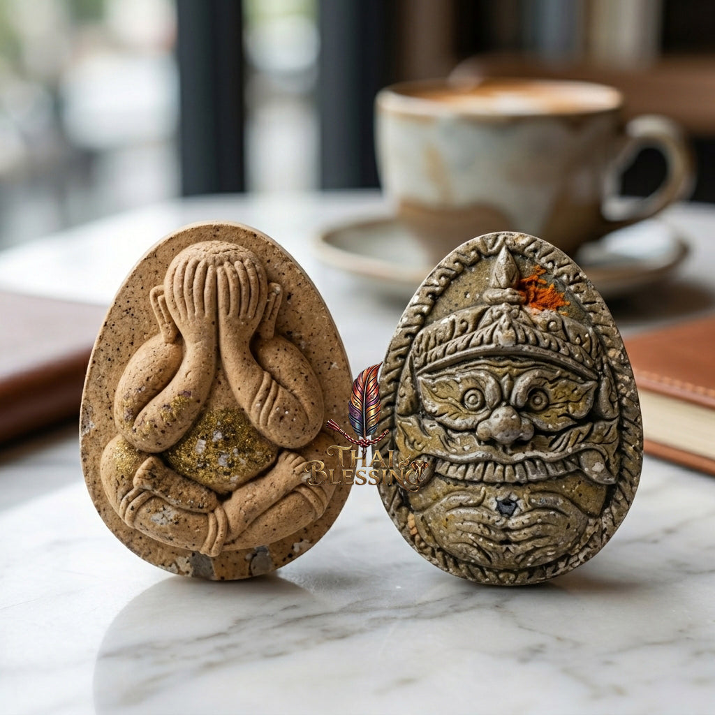 🔱 Phra Pidta Back Rahu – The Sovereign Architect of Double Fortune – "Song Nam 57" Edition – Luang Pu Key, Wat Sri Lamyong (2557) – The Ultimate Engine for Financial Dominance, Karmic Shielding, and Supreme Influence!