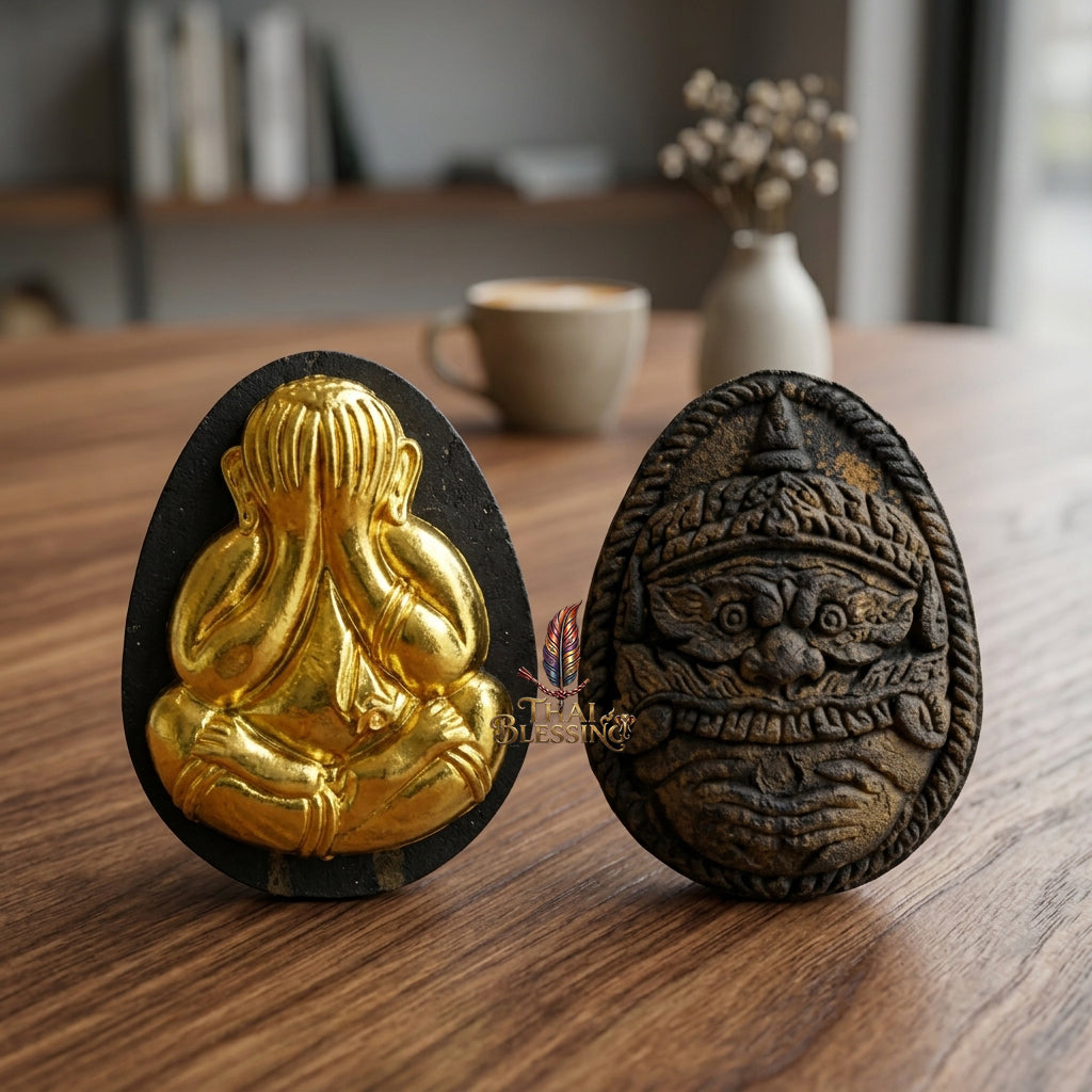 🔱 Phra Pidta Back Rahu – The Sovereign Architect of Double Fortune – "Song Nam 57" Edition – Luang Pu Key, Wat Sri Lamyong (2557) – The Ultimate Engine for Financial Dominance, Karmic Shielding, and Supreme Influence!