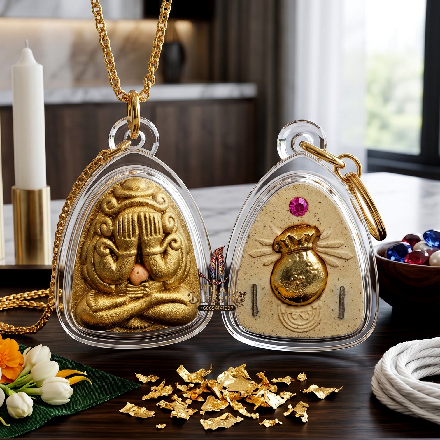 ✨🧘‍♂️💎 Supreme Sovereign Absolute Focus Grid - Divine Inflow & Celestial Charisma Medallion (2.2x2.5 cm), Consecrated Crystalline Relic Core & Multi-Tier Multiplier Matrix Sacred powder with gold leaf and embedded relics+Case