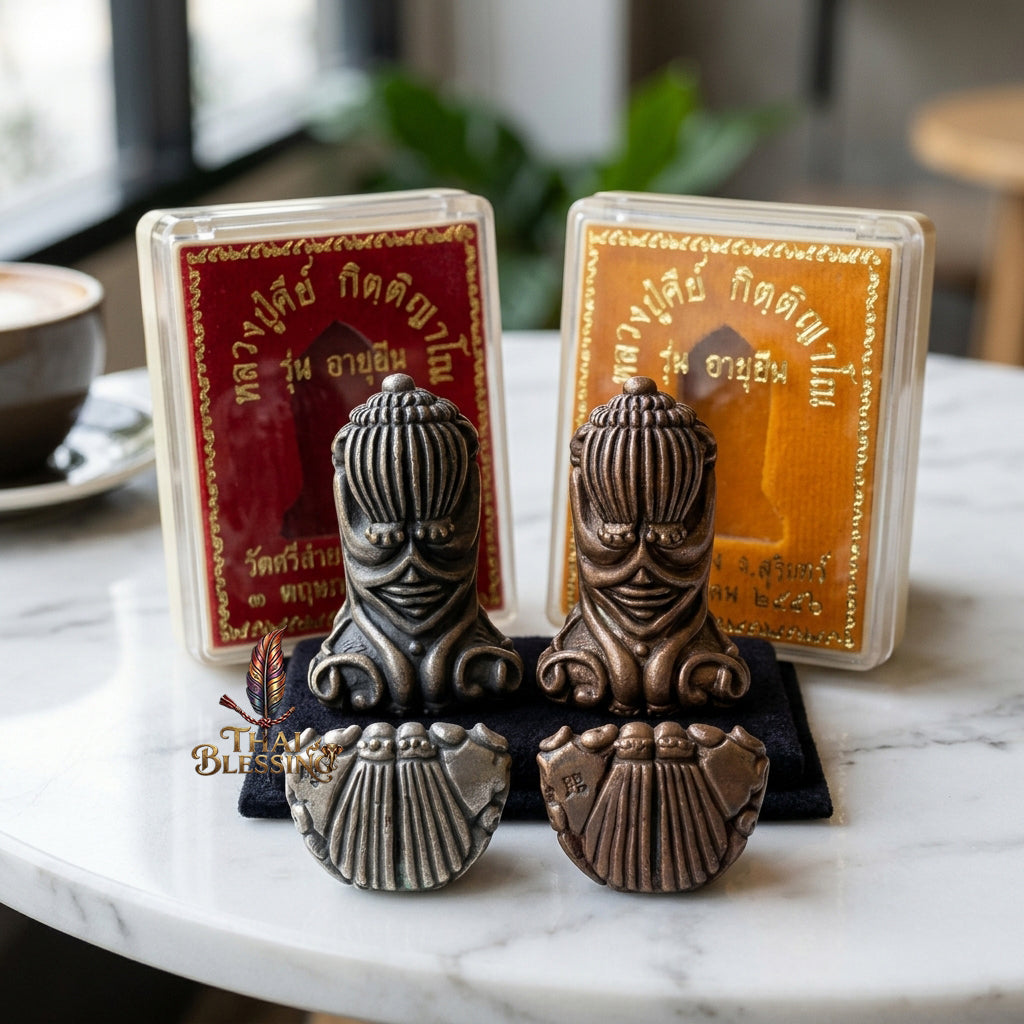 🔱 Phra Pidta Yan Yung – The Sovereign Architect of Infinite Prosperity & Longevity – "Ayu Yuen" Edition – Luang Pu Key, Wat Sri Lamyong (2556) – The Ultimate Engine for Unstoppable Wealth, Sacred Protection, and Commanding Influence!