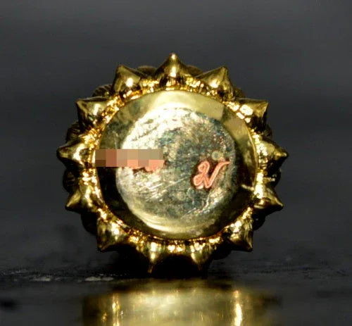 ✨ Blessings of Divine Wealth – Phra Pikanesorn Dual-Tone 2K Gold Amulet by Luang Pu Maen for Prosperity, Luck & Spiritual Power