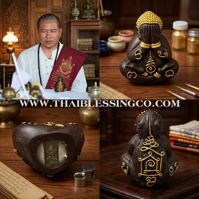 🐸💰 Phra Pitta Phaya Kop Kham (The Golden Frog King & Sacred Pitta) – "Wai Kru 63" Edition – Achan Subin Na Na Thong – The Divine Engine for Financial Resurrection, Imperial Protection, and Unstoppable Life Elevation!