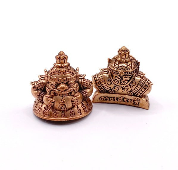 ✨ Transform Your Fortune – Phra Rahu Duang Setthi Satin Bronze Amulet for Protection & Abundance ✨