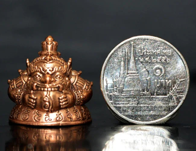 ✨ Transform Your Fortune – Phra Rahu Duang Setthi Satin Bronze Amulet for Protection & Abundance ✨