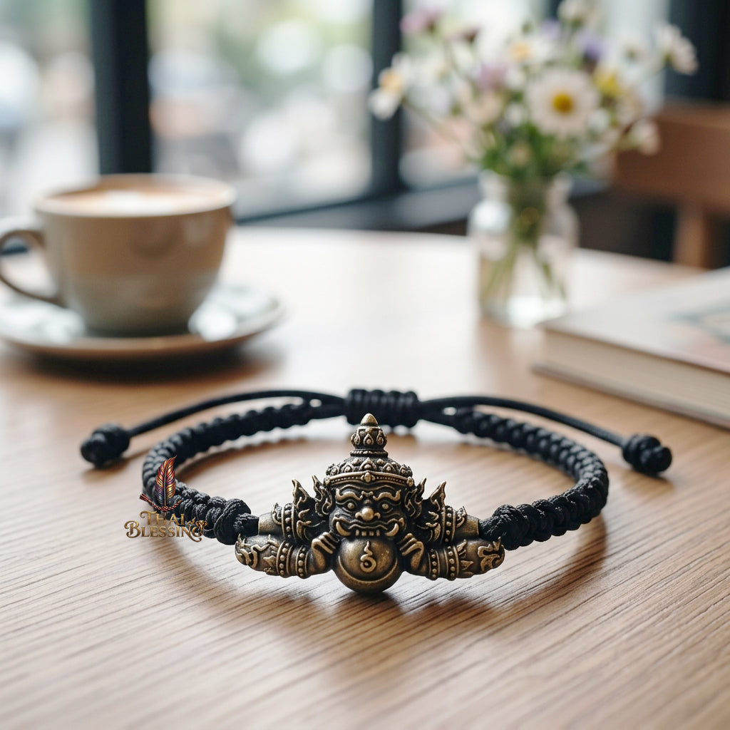 🌑 Phra Rahu Noon Duang Setthee Bracelet: The Chain of Sovereign Fortune – Arjan Plian Hatyanon (2565) – Khao O Lineage – The Ultimate Alchemical Engine for Constant Fate Reversal and Financial Domination!