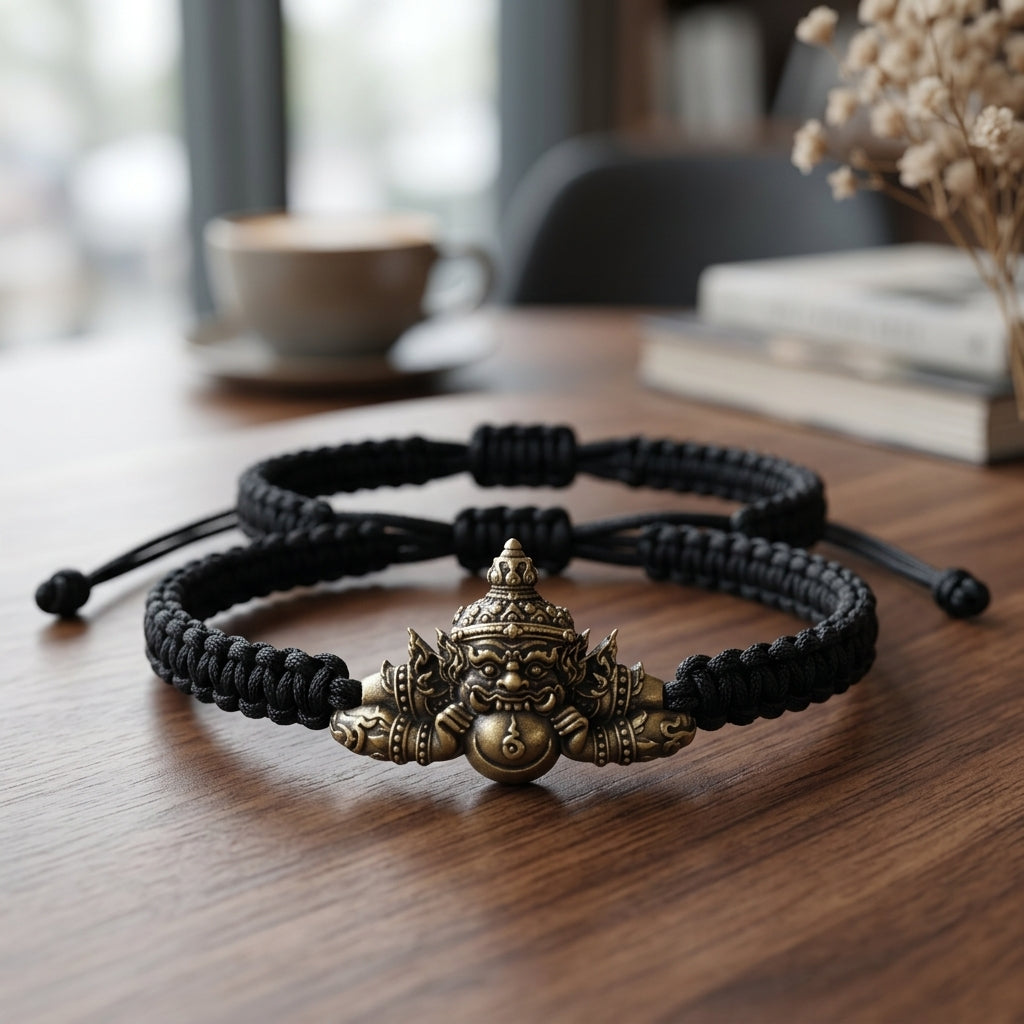 🌑 Phra Rahu Noon Duang Setthee Bracelet: The Chain of Sovereign Fortune – Arjan Plian Hatyanon (2565) – Khao O Lineage – The Ultimate Alchemical Engine for Constant Fate Reversal and Financial Domination!