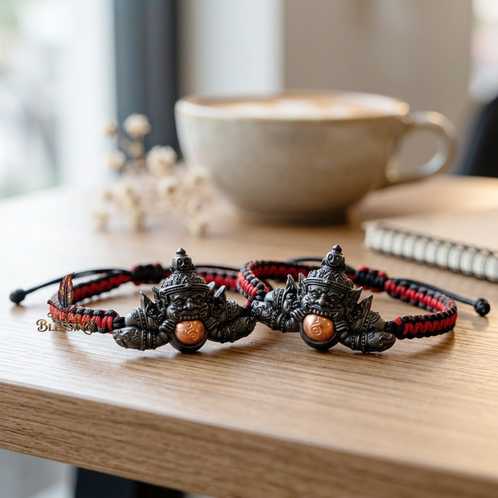 🌑 Phra Rahu Noon Duang Setthee Bracelet: The Chain of Sovereign Fortune – Arjan Plian Hatyanon (2565) – Khao O Lineage – The Ultimate Alchemical Engine for Constant Fate Reversal and Financial Domination!