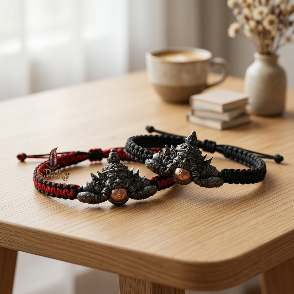 🌑 Phra Rahu Noon Duang Setthee Bracelet: The Chain of Sovereign Fortune – Arjan Plian Hatyanon (2565) – Khao O Lineage – The Ultimate Alchemical Engine for Constant Fate Reversal and Financial Domination!