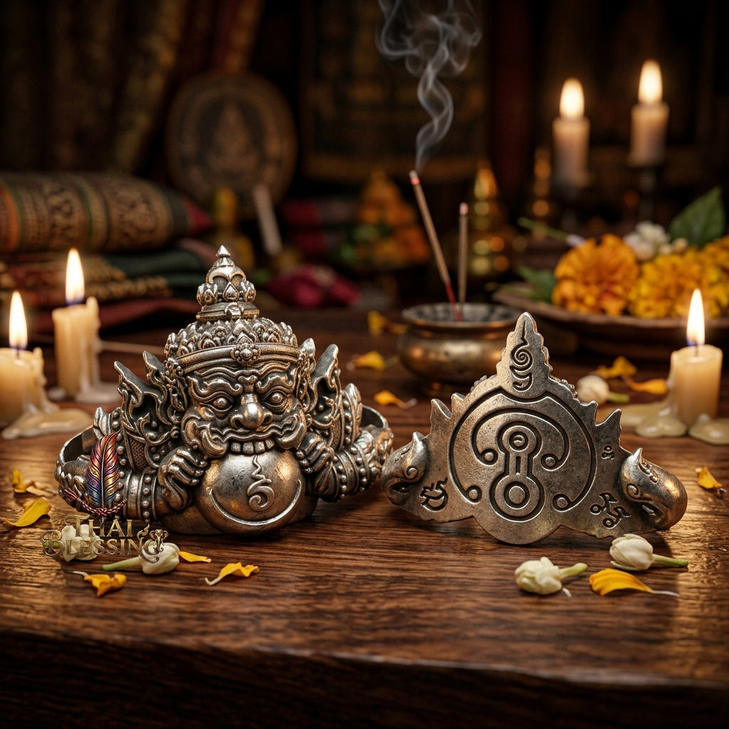 🌑 Phra Rahu Noon Duang Setthee: The Billionaire’s Pillar – Arjan Plian Hatyanon (2565) – Khao O Lineage – The Ultimate Alchemical Engine for Fate Reversal, Financial Dominance, and Absolute Protection!