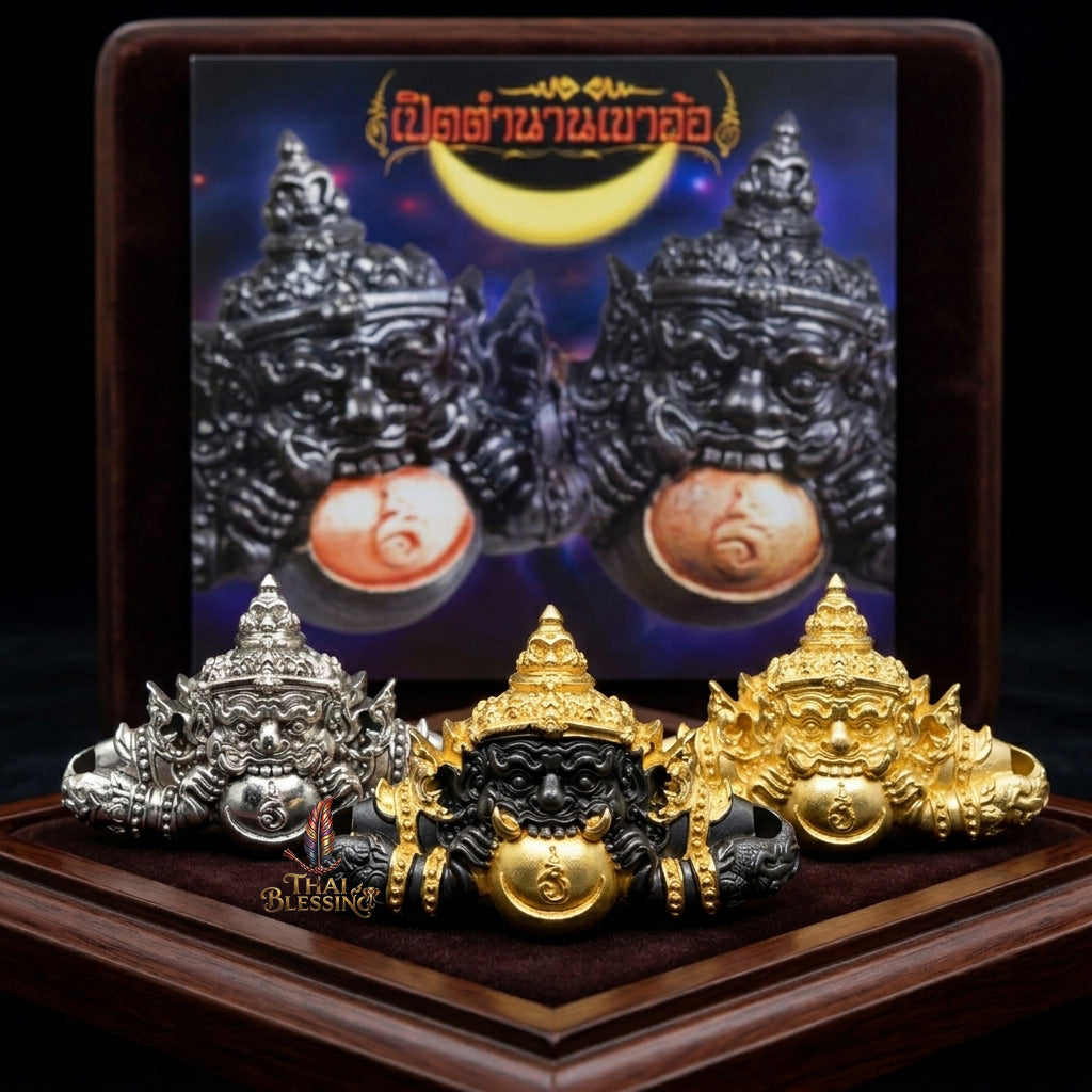 🌑 Phra Rahu Noon Duang Setthee: The Billionaire’s Pillar – Arjan Plian Hatyanon (2565) – Khao O Lineage – The Ultimate Alchemical Engine for Fate Reversal, Financial Dominance, and Absolute Protection!