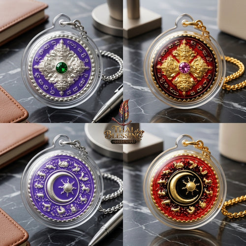 ✨ Phra Rahu Nuea Duang Bronze Coin : Ultimate Fate-Overcoming & Eclipse Protection Amulet (2569 / 2026 Edition) - Kruba Kham Fan / Wat Kor Chok