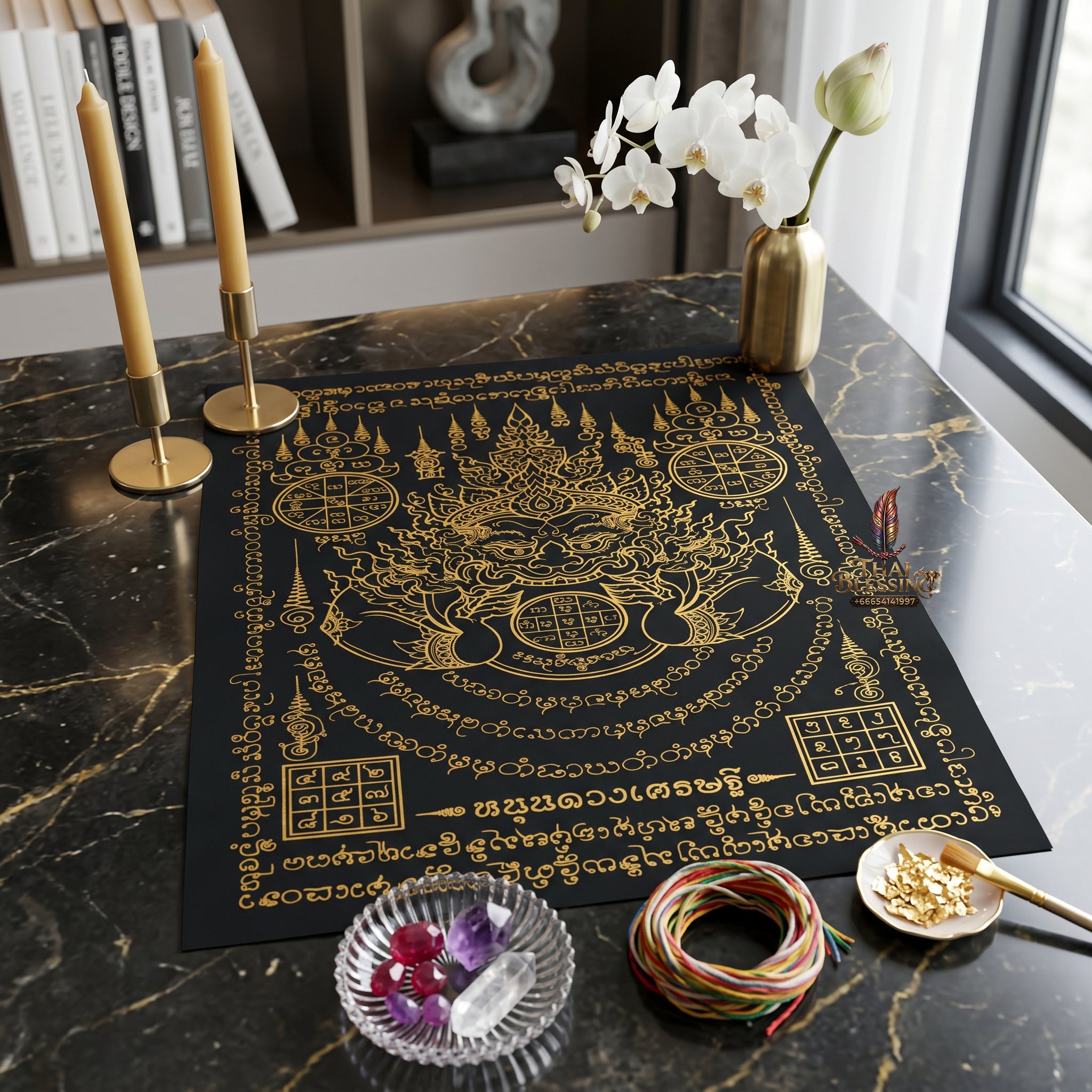 ✨🌌📜 Sacred Sovereign Celestial Alignment Grid - Ajarn Subin Na Na Thong 2023 Billionaire Anchor Inflow Chart (30x42 cm), Macro Volatility Buffer & Workspace Optimizer