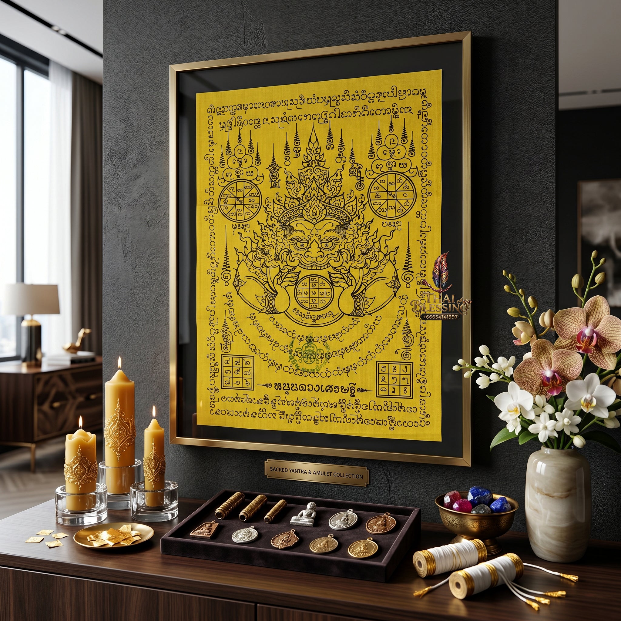 ✨🌌📜 Sacred Sovereign Celestial Alignment Grid - Ajarn Subin Na Na Thong 2023 Billionaire Anchor Inflow Chart (30x42 cm), Macro Volatility Buffer & Workspace Optimizer