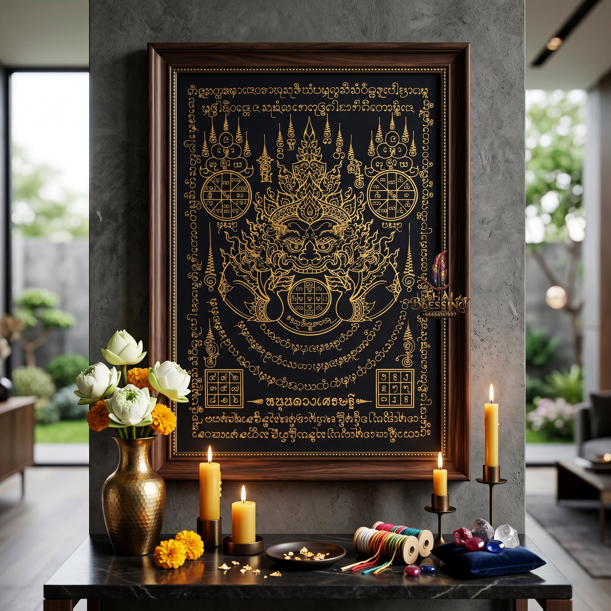 ✨🌌📜 Sacred Sovereign Celestial Alignment Grid - Ajarn Subin Na Na Thong 2023 Billionaire Anchor Inflow Chart (30x42 cm), Macro Volatility Buffer & Workspace Optimizer Black