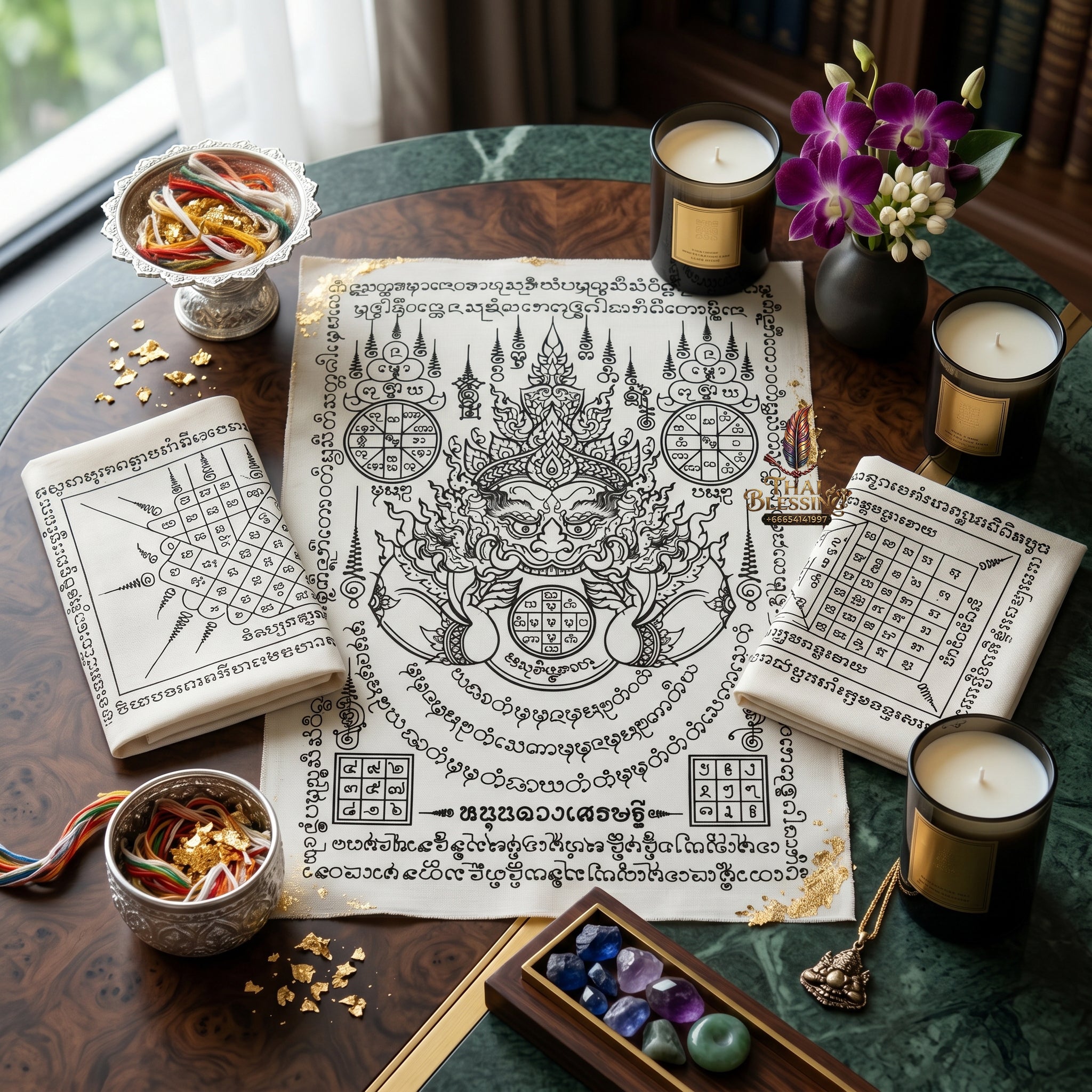 ✨🌌📜 Sacred Sovereign Celestial Alignment Grid - Ajarn Subin Na Na Thong 2023 Billionaire Anchor Inflow Chart (30x42 cm), Macro Volatility Buffer & Workspace Optimizer