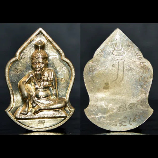 ✨ Sacred Protection & Prosperity – Phra Ruesi Mani Jinda Alpaca Amulet by Luang Pu Ap 🌿✨