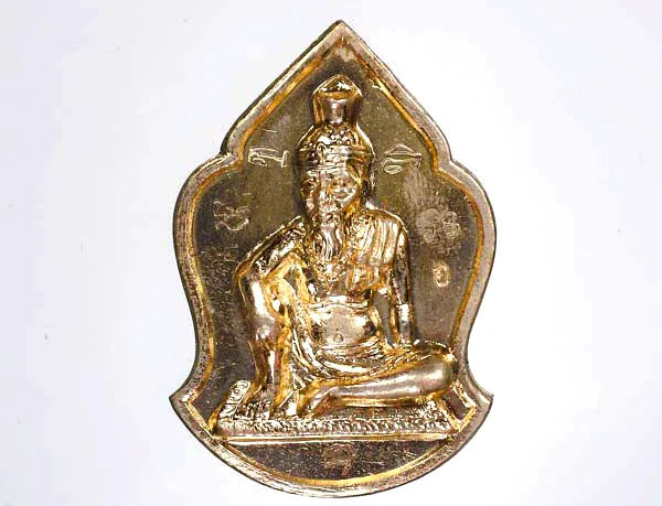 ✨ Sacred Protection & Prosperity – Phra Ruesi Mani Jinda Alpaca Amulet by Luang Pu Ap 🌿✨