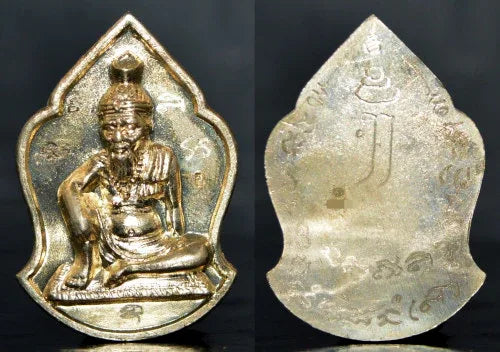 ✨ Sacred Protection & Prosperity – Phra Ruesi Mani Jinda Alpaca Amulet by Luang Pu Ap 🌿✨