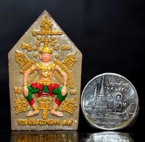 ✨ Ancient Charm of Lanna Wisdom – Phra See Sa Laeng Ngang Powder Amulet by Luang Pu Yaem for Protection & Spiritual Power