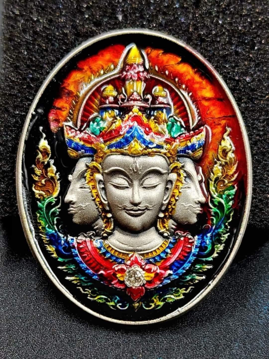 Phra Phrom Sacred Amulet - Mega Blessing 108 Powers Edition by Luang Pu Im from Wat Thung Na Mai