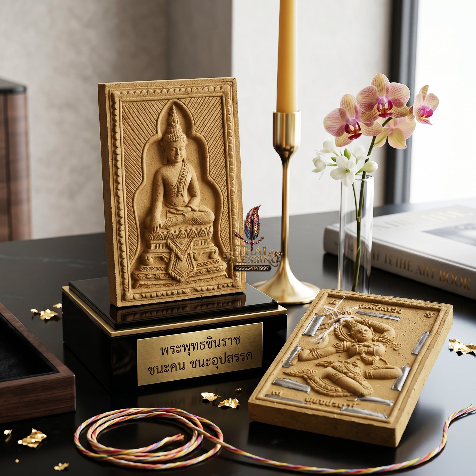 ✨🧘‍♂️👑 Authentic Thai Amulet Phra Somdej - Cosmic Ascendancy Medallion (5.2x3.5 cm), Luang Pu Kambu 2013 Imperial 9-Core Capital Grid Standard Edition