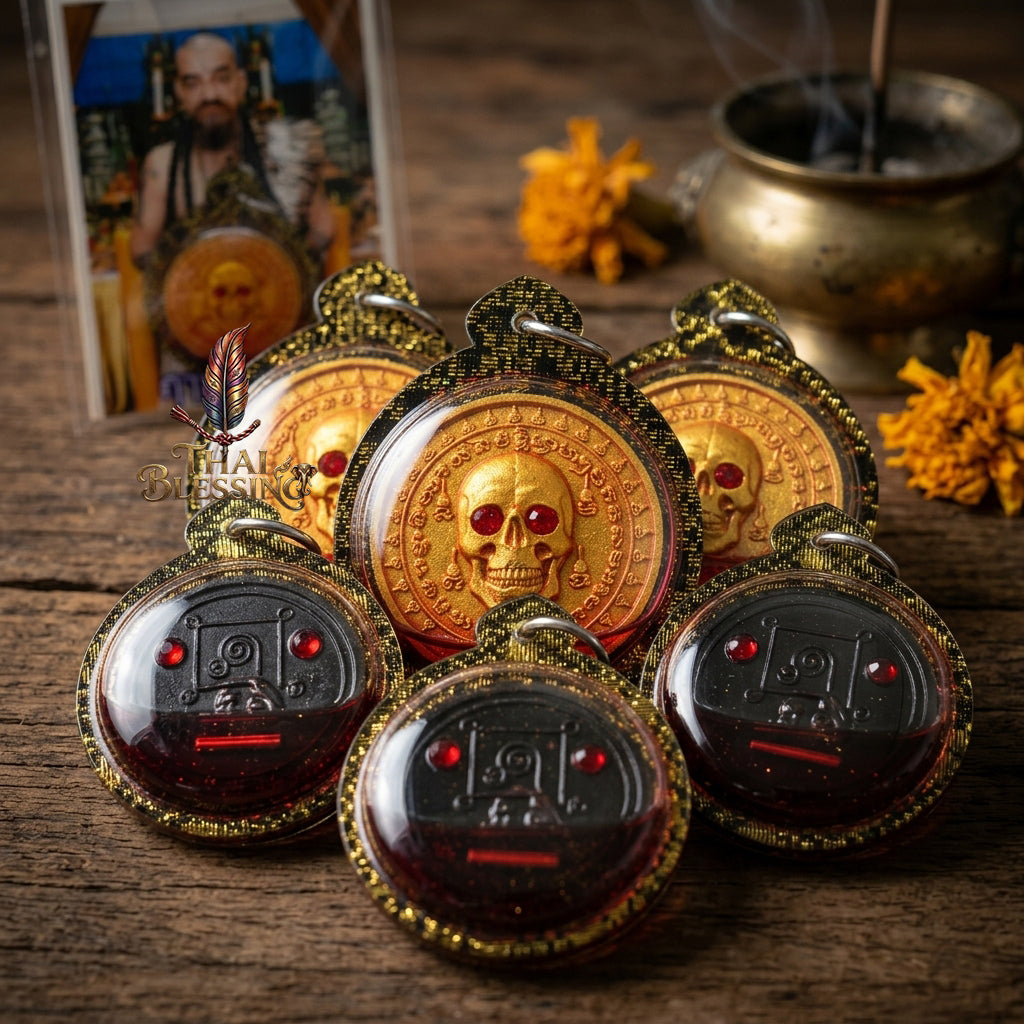 🎙️ Phrai Krasip Maha Wet: The Sovereign Whisperer of Infinite Fortune – Lersi Alawaka (Pu Dave) – 2563 BE – The Ultimate Alchemical Engine for Intuitive Luck & Wealth Mastery! Waterproof Casing