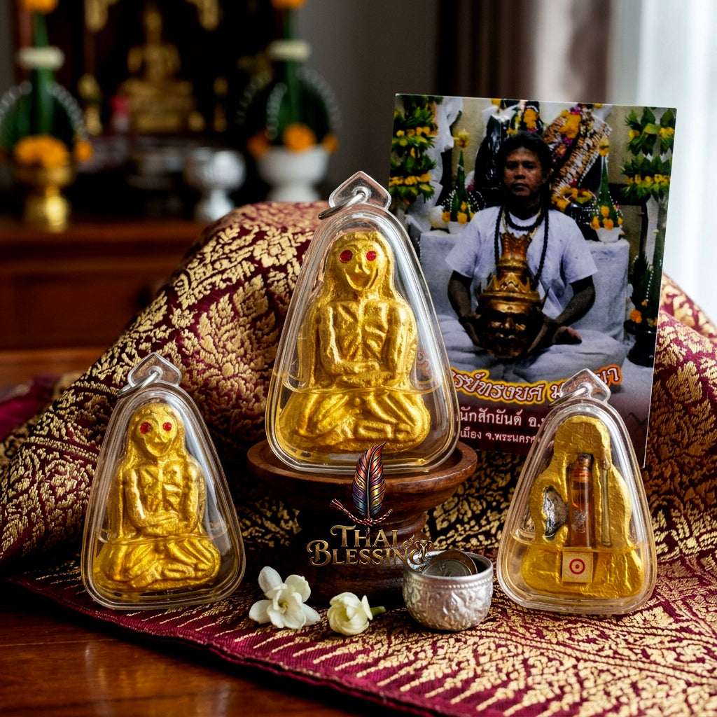 👂 Phrai Krasip: The Sovereign Whisperer of Fortune – Arjan Songyot (2559) – The Ultimate Alchemical Engine for Predictive Wealth & Absolute Influence!