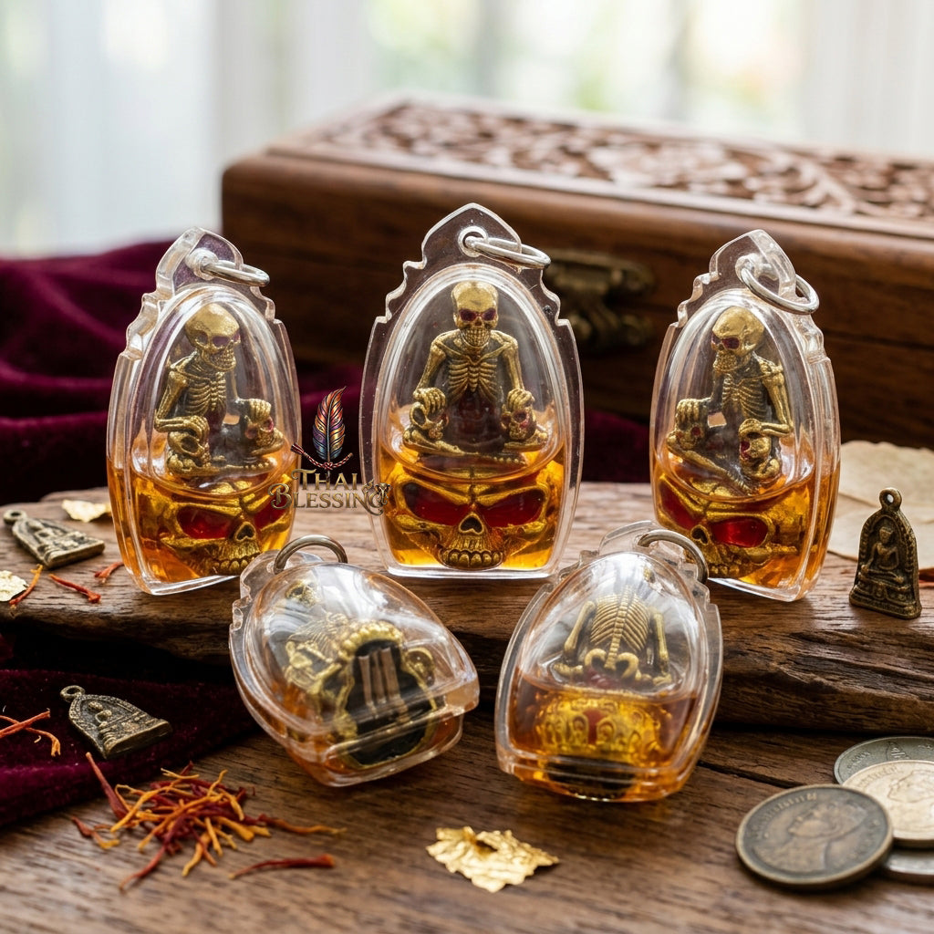 🎲 Phrai Nai Bia in Powerful Oil The Sovereign Master of Windfalls & Wealth – Kruba Porn – Wat Pu Hor (2559) – The Ultimate Alchemical Engine for Financial Dominance & High-Stakes Victory!