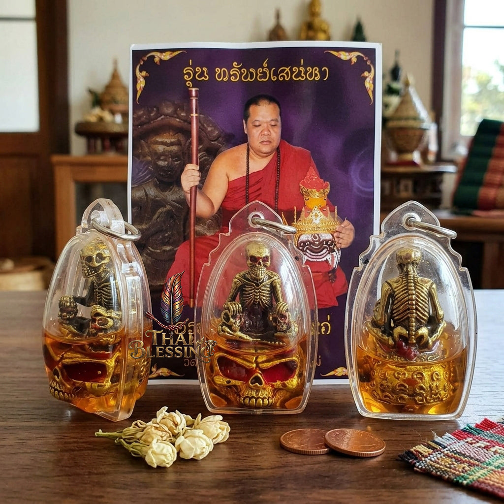🎲 Phrai Nai Bia in Powerful Oil The Sovereign Master of Windfalls & Wealth – Kruba Porn – Wat Pu Hor (2559) – The Ultimate Alchemical Engine for Financial Dominance & High-Stakes Victory!