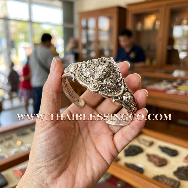 ✨🛡️ Phraya Rahu "Nuea Duang" Destiny-Transcending Bracelet: Master Achan Plian Hatyanon (2024 Sao 5 Edition) – The Miracle Polished Alpaca Talisman of Supreme Power, Fortune, and Infinite Success