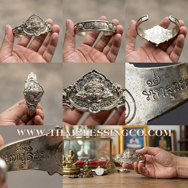✨🛡️ Phraya Rahu "Nuea Duang" Destiny-Transcending Bracelet: Master Achan Plian Hatyanon (2024 Sao 5 Edition) – The Miracle Polished Alpaca Talisman of Supreme Power, Fortune, and Infinite Success