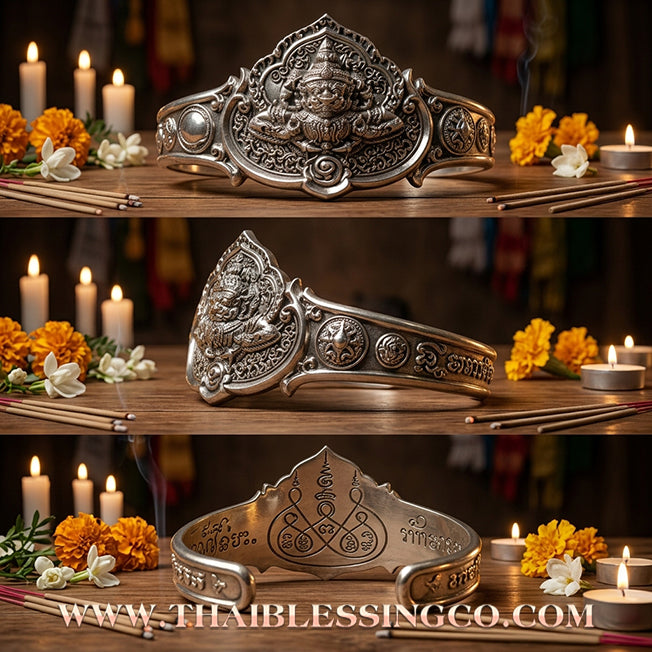 ✨🛡️ Phraya Rahu "Nuea Duang" Destiny-Transcending Bracelet: Master Achan Plian Hatyanon (2024 Sao 5 Edition) – The Miracle Polished Alpaca Talisman of Supreme Power, Fortune, and Infinite Success