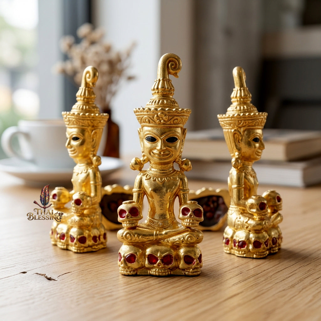 🔱 Phya Ngang Kao Kot: The Sovereign of Nine Urns – Phra Ajarn Amnat, Mahawiro Meditation Center (2567) – The Supreme Alchemical Engine for Absolute Attraction & Infinite Prosperity