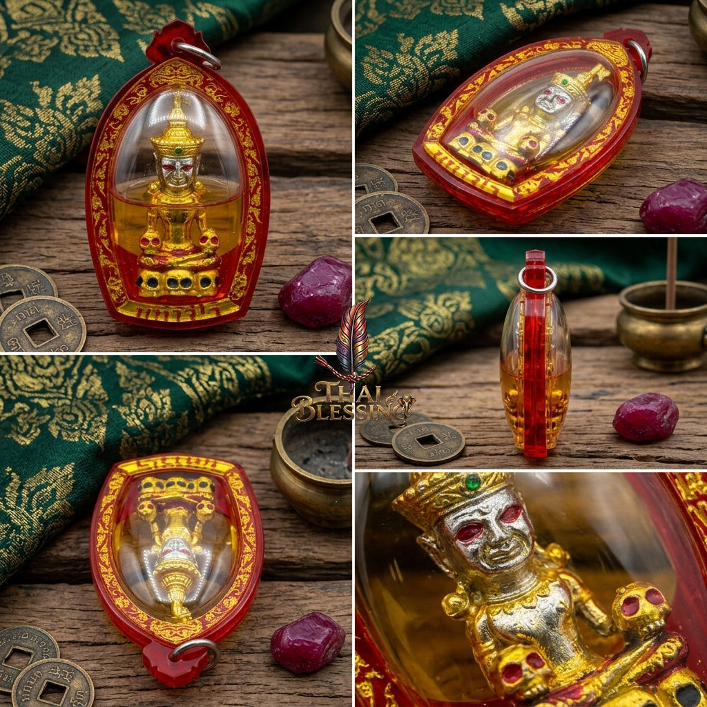 🔱 Phya Ngang Kao Kot: The Sovereign of Nine Urns – Phra Ajarn Amnat, Mahawiro Meditation Center (2567) – The Supreme Alchemical Engine for Absolute Attraction & Infinite Prosperity