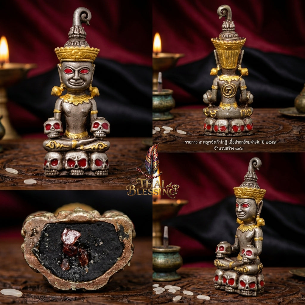 🔱 Phya Ngang Kao Kot: The Sovereign of Nine Urns – Phra Ajarn Amnat, Mahawiro Meditation Center (2567) – The Supreme Alchemical Engine for Absolute Attraction & Infinite Prosperity