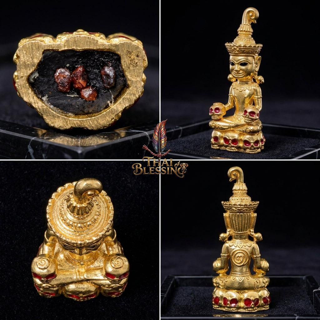 🔱 Phya Ngang Kao Kot: The Sovereign of Nine Urns – Phra Ajarn Amnat, Mahawiro Meditation Center (2567) – The Supreme Alchemical Engine for Absolute Attraction & Infinite Prosperity
