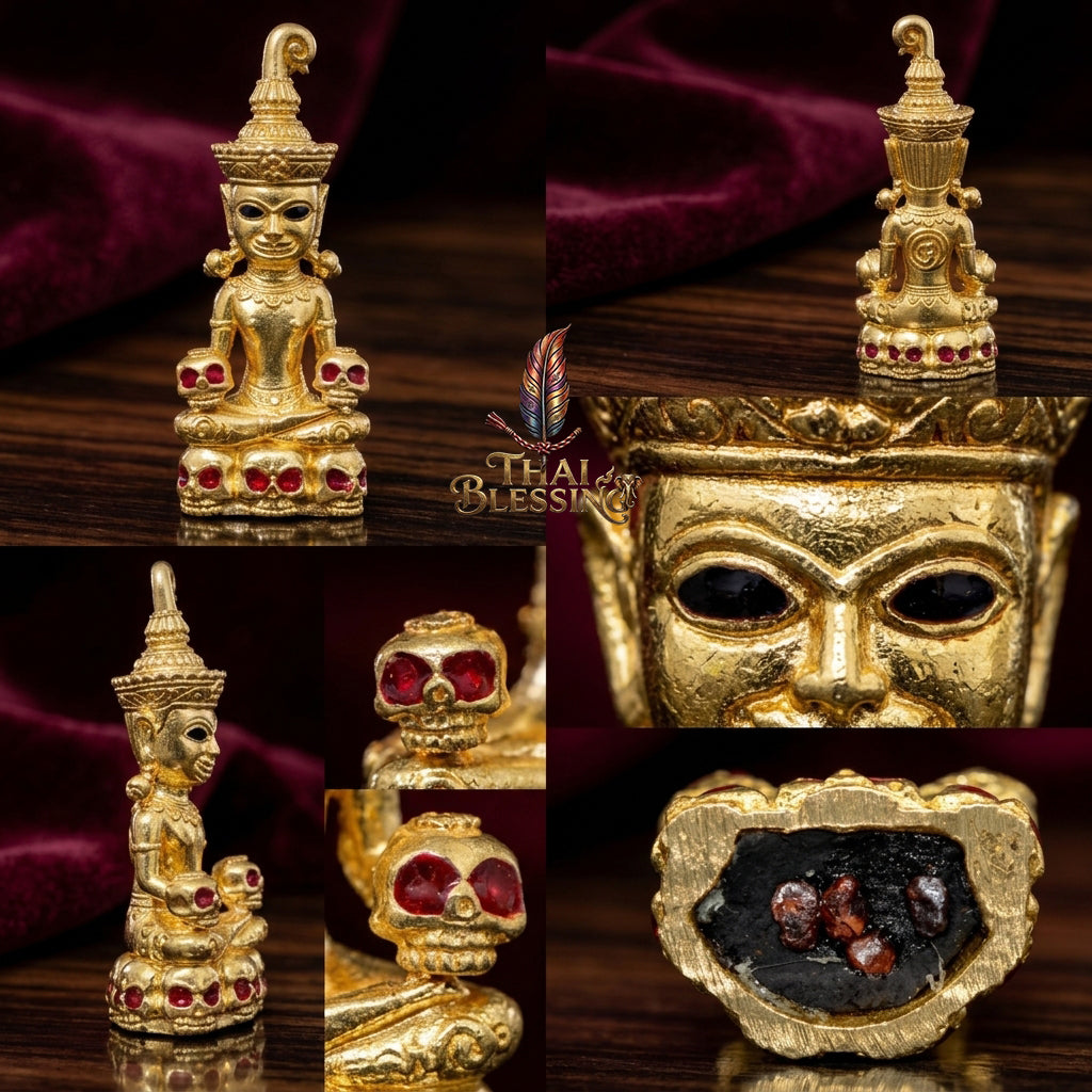 🔱 Phya Ngang Kao Kot: The Sovereign of Nine Urns – Phra Ajarn Amnat, Mahawiro Meditation Center (2567) – The Supreme Alchemical Engine for Absolute Attraction & Infinite Prosperity