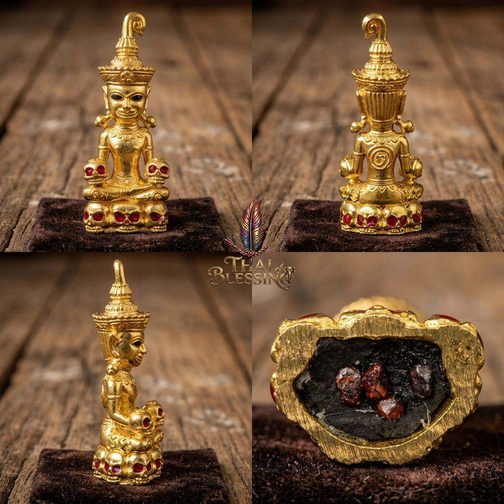 🔱 Phya Ngang Kao Kot: The Sovereign of Nine Urns – Phra Ajarn Amnat, Mahawiro Meditation Center (2567) – The Supreme Alchemical Engine for Absolute Attraction & Infinite Prosperity