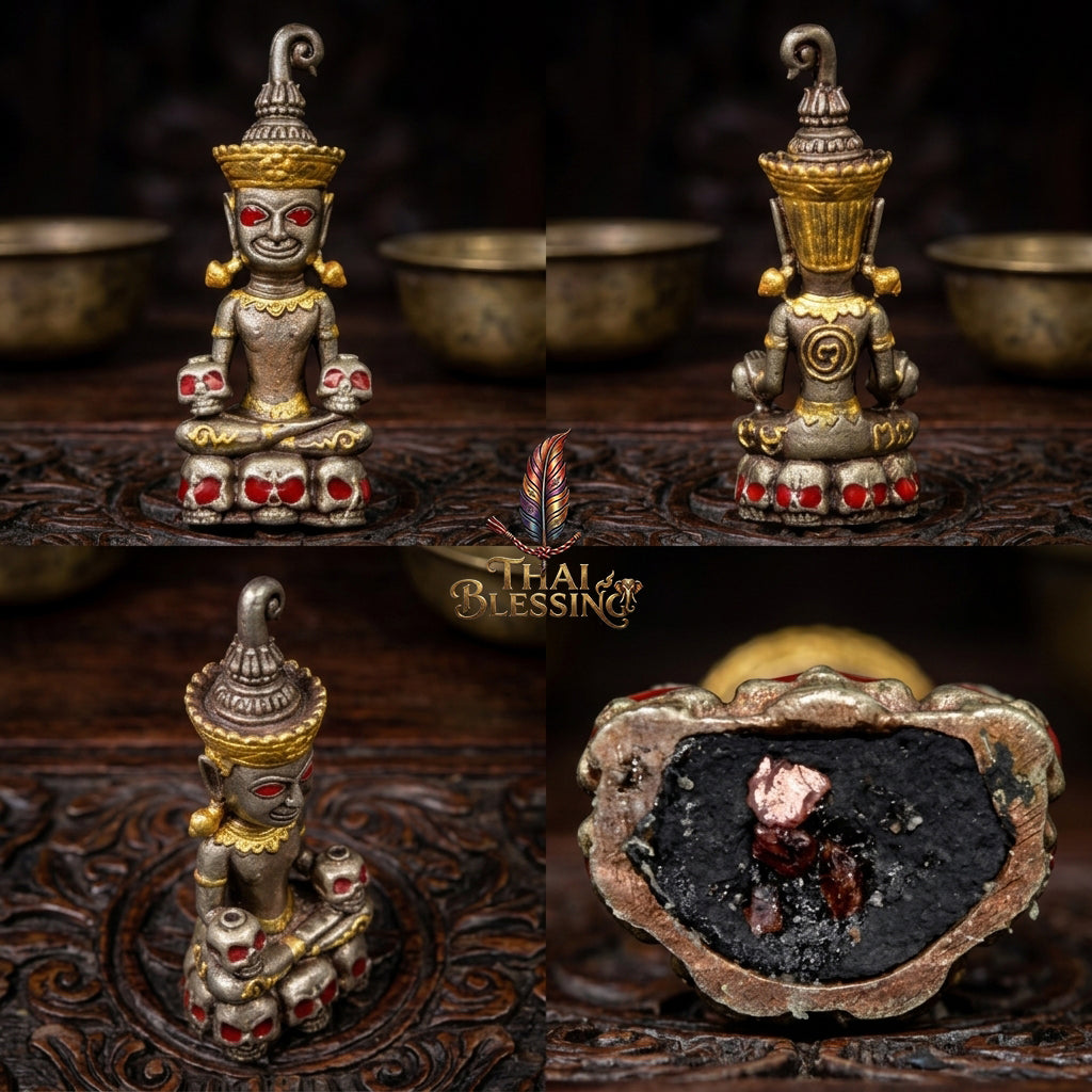🔱 Phya Ngang Kao Kot: The Sovereign of Nine Urns – Phra Ajarn Amnat, Mahawiro Meditation Center (2567) – The Supreme Alchemical Engine for Absolute Attraction & Infinite Prosperity