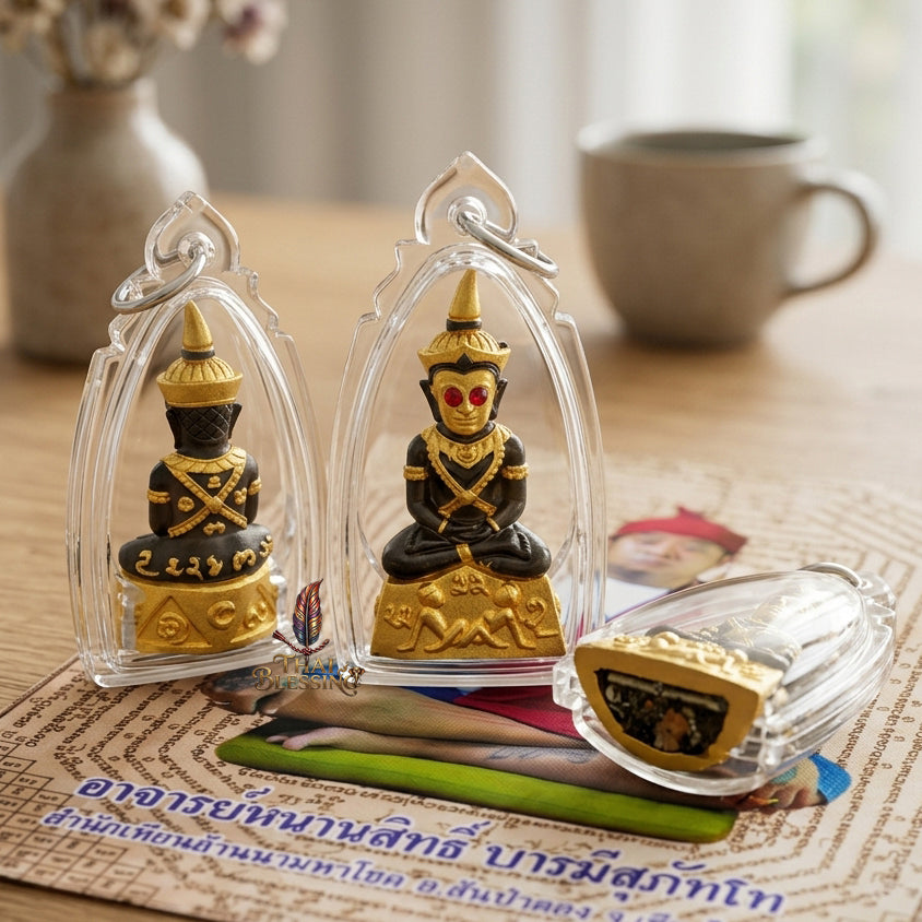 🔱 Phya Ngang Pathamang Lokee – The Sovereign of Lanna Desire & Absolute Fortune – Black Gold Samlit & Mystical Mineral Edition – Arjan Nan Sit, Chiang Mai (2568) – The Ultimate Engine for Non-Stop Cash Flow and Hypnotic Command!