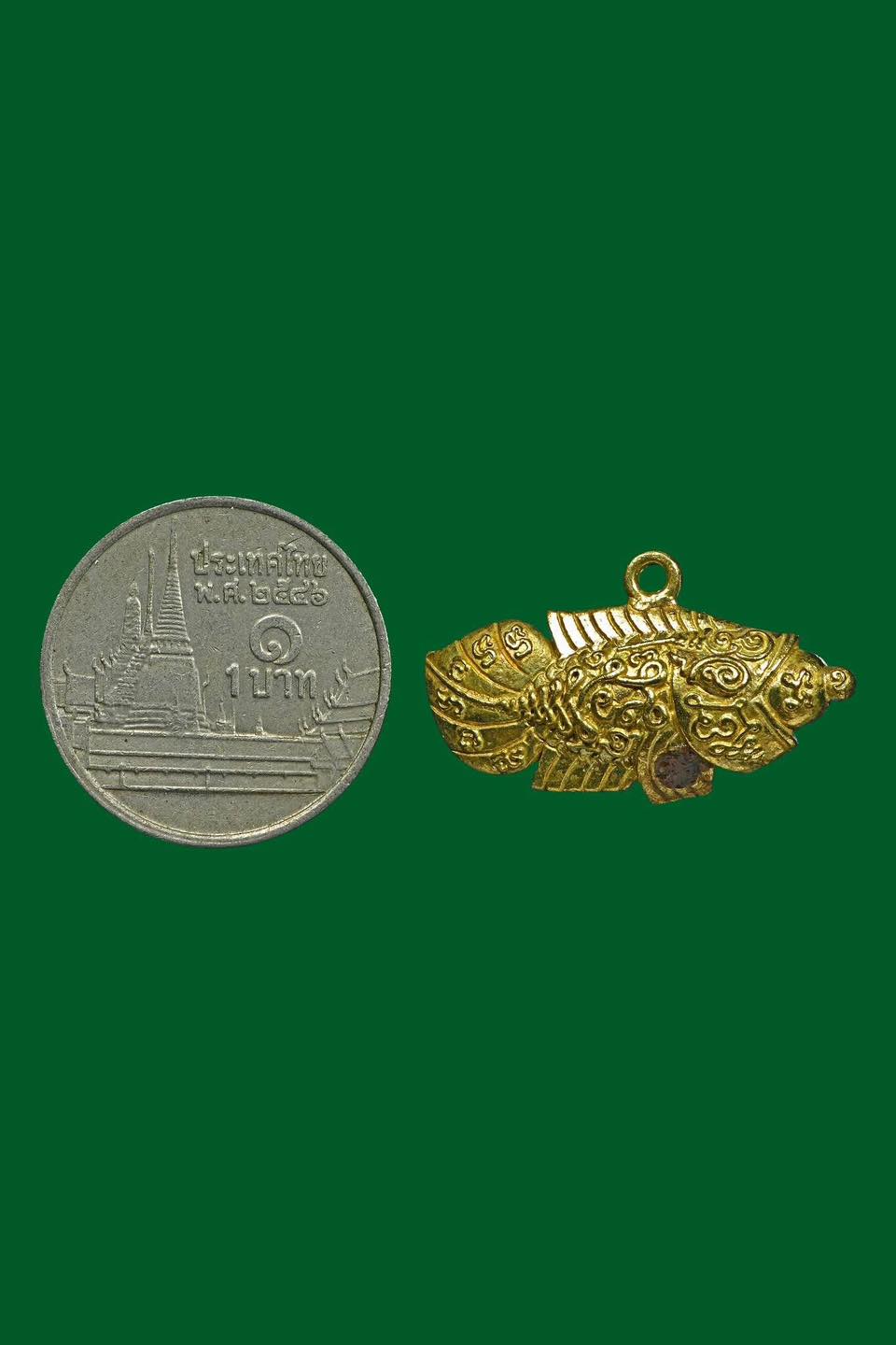 🪬Pla Mor Om Khai “Heaven-Sent Wealth” Talisman – Money-Falls-from-the-Sky Prosperity Fish by Phra Ajahn Nong, Wat Amphawa