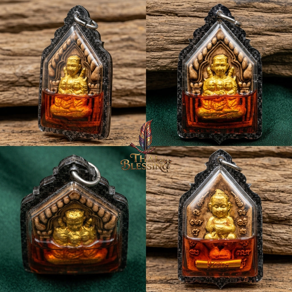 ⚔️ Por Khun Paen Nang Lom: The Sovereign of Irresistible Charisma – Luang Ta Ruam – Red Cockerel Oil & 108 Sacred Herbs (2561) – The Ultimate Alchemical Engine for Social Dominance & Financial Flow!